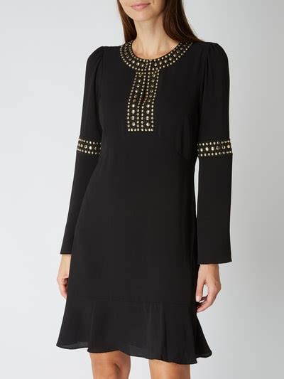 michael kors kleid nieten schwarz|MICHAEL Michael Kors Kleid mit Nietenbesatz (schwarz) online .